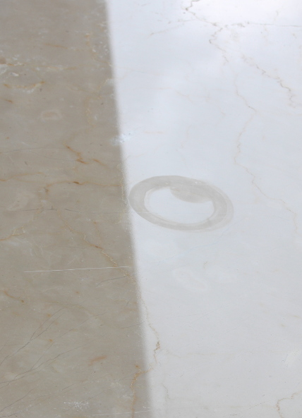remove stains from marble